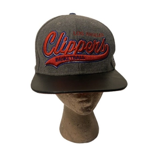 LA Los Angeles Clippers Basketball NBA Mitchell & Ness Vintage Style Snapback - Picture 1 of 10